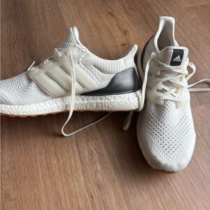 Ultraboost Adidas White and Black Running Shoes